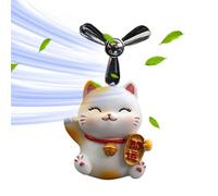 Ambientador de hélice de gato, creativo gato piloto automotriz, hélice giratoria | ambientador de aire para coche, aromaterapia, ornamento, ambientador para coches