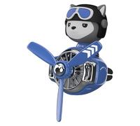 Ambientador de helicóptero para coche, ambientador de hélice para perro, purificador de aire para coche con 2 pastillas aromáticas, ambientador de perfume para coche para todos los coches, SUV