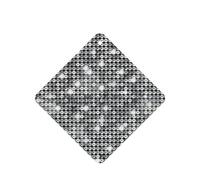 Ambientador de lentejuelas plateadas con estampado brillante, 10 unidades, hojas de ambientador con cuerda para coche y hogar