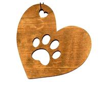 Ambientador de madera para coche, diseño de pata de madera de Freshwood Paw para espejo retrovisor, aromas colgantes decorativos para coche, regalo hecho a mano, diseño funcional, fragancia de grado