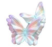 Ambientador de mariposa importado de alta calidad, diseño mejorado con cristales y todas las formas de ventilación (decoración de coche sin olor, aroma de larga duración) (B, B)