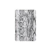 Ambientador de piel de serpiente con estampado en blanco y negro, 10 unidades, hojas de ambientador con cuerda para coche y hogar