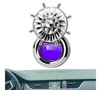 Ambientador De Salida De Aire Para Coche - Difusor Giratorio Diseño Timón | Clip De Fragancia Premium En ABS, 4 Opciones De, Decoración De Rejilla, Sin Necesidad De Electricidad