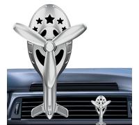 Ambientador de ventilación de coche de avión, clip de ventilación de coche de avión,Clip difusor de hélice giratoria de salida de aire para helicóptero - Ambientadores de aromaterapia Innovador para e