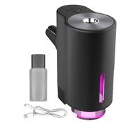 Ambientador de ventilación eléctrico,Ambientador de ventilación de coche | Ambientador ajustable con difusor de de ventilación inteligente | Fragancia interior del coche del atomizador ultrasónic