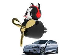 Ambientador decorativo, ambientador de coche piloto, clip de ventilación de gato de dibujos animados, adorno de aromaterapia, accesorios de ventilación de coche, ambientadores de ventilación de salida