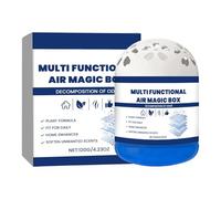 Ambientador - Desodorante de polvo de 3,74 pulgadas | Limpiador de olores naturales - de limpieza de aire silenciosa con eliminación de polvo de 120 g para armarios, áreas de mascotas, gabinete,