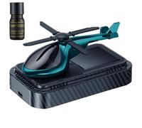 Ambientador difusor de coche, exquisito ambientador automotriz en forma de helicóptero, perfume de coche, decoración de salpicadero de lujo para decoración de interiores, hogar, SUV familiar