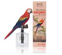 Ambientador difusor guacamayo 90ml wild animal SYS Aromas. Decoración para el hogar. Aroma raíz angélica. Fragancia duradera.
