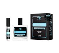 Ambientador eléctrico de larga duración, ungüento hidratante, bálsamo, perfume sólido para hombres, fragancia, hidratante, fragancia persistente, perfume, 50 ml + 10 ml (azul, talla única)
