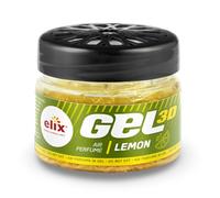 Ambientador en Gel Limón Cítrico - Aroma cítrico potente y duradero - Elimina olores en coche, baños, hogar, áreas de mascotas y oficina - Absorbe olores | Fácil de usar, sin electricidad - 100 ml