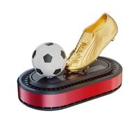 Ambientador giratorio dorado para coche alimentado por energía solar con construcción de aleación y perfil de aroma botánico suave (rojo)