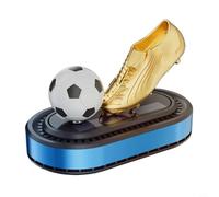 Ambientador giratorio dorado para coche alimentado por energía solar con construcción de aleación y perfil de aroma botánico suave (azul)