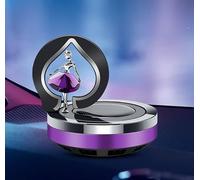 Ambientador giratorio para coche, bailarina, elegante, difusor de aromaterapia, difusor de aromaterapia, accesorio de decoración interior de coche, oficina, hogar, bonito regalo (morado)