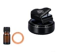 Ambientador giratorio para coche con energía solar para difusión y eliminación continua de aromas (G)