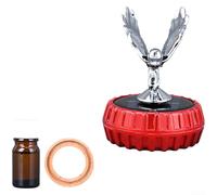 Ambientador giratorio para coche Pegasus con energía solar para Eagle Rocket con liberación continua de fragancia y elegante decoración automotriz (B)