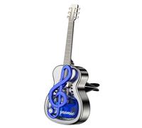 Ambientador Guitarra Coche - Mini Ambientador Coche | Clip Difusor De Fragancia De 8cm, Accesorio De Aroma De Nota Musical, Soporte De Ventilación Para Tablero, Decoración De Aroma Interior Del Vehícu