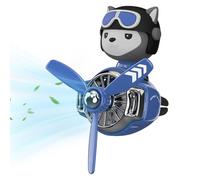Ambientador Helicóptero para Coche,Ambientador para Coche | Ambientador para coche con diseño de piloto de perro - Purificador de aire de larga duración para coche, ambientador de perfume de coche reu