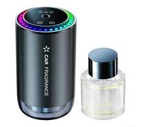 Ambientador inteligente para automóvil con niebla ajustable de 3 niveles, difusor de aroma inalámbrico recargable con proyección estrellada para interior automático (encuentro)