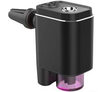 Ambientador inteligente para coche, con alimentación USB, para tecnología nano niebla, spray ajustable, color gris (negro)