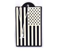 Ambientador invertido de la bandera de Estados Unidos, aroma a coche nuevo, paquete de 6