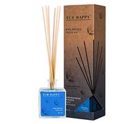Ambientador Mikado ECO HAPPY con Fragancia a Aire Fresco. 95ml. con agradables Notas Florales, Naturaleza y Aire Libre. para Hogar, Oficina o Negocio.