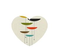 Ambientador moderno de mediados de siglo, 10 piezas, ambientador de coche, hojas colgantes perfumadas con cuerda, para coche y hogar