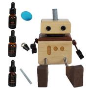 Ambientador para automóvil, robot tambaleante, ambientador de aire para coche, difusor de fragancia con perfume, accesorio de coche para regalo de cumpleaños