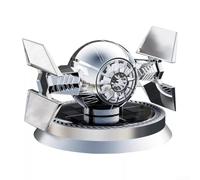 Ambientador para coche, 4.6 x 4.2 pulgadas, difusor de fragancia alimentado por energía solar, rotación automática a través de la luz solar, soporte decorativo de perfume de coche estilo mecánico para