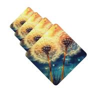 Ambientador para coche, 4 unidades, ambientador para coche, aromaterapia, tabletas, diente de león, pintura para colgar, tarjetas perfumadas, divertidas hojas colgantes perfumadas para dormitorio,