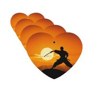 Ambientador para coche, 4 unidades, ambientador para coche, aromaterapia, tabletas, silueta de sol y karate, tarjetas perfumadas, divertidas hojas colgantes perfumadas para dormitorio, armario,