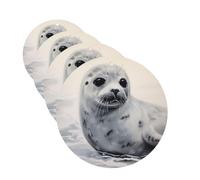 Ambientador para coche, 4 unidades, ambientador para coche, tabletas de aromaterapia, pintura de sello de arpa, tarjetas perfumadas, divertidas hojas perfumadas para colgar en el dormitorio, armario,