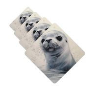 Ambientador para coche, 4 unidades, ambientador para coche, tabletas de aromaterapia, pintura de sello de arpa, tarjetas perfumadas, divertidas hojas perfumadas para colgar en el dormitorio, armario,