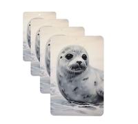 Ambientador para coche, 4 unidades, ambientador para coche, tabletas de aromaterapia, pintura de sello de arpa, tarjetas perfumadas, divertidas hojas perfumadas para colgar en el dormitorio, armario,