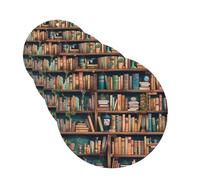 Ambientador para coche, 4 unidades, ambientador para tabletas de aromaterapia de coche, estantería de dibujos animados, gusano de biblioteca, tarjetas perfumadas, divertidas hojas colgantes perfumadas