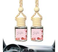 Ambientador para Coche,Ambientador con Aromas para Coche - para coche colgable | Ambientadores para coche, difusor de aromas, botella de vidrio, aromaterapia para automóviles para mujeres