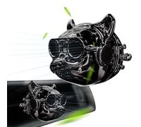 Ambientador para coche, ambientador de coche con imagen de bulldog francés, de perfume, clip de ventilación de coche duradero, con diseño fresco para hombres