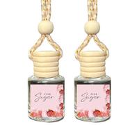 Ambientador para Coche,Ambientador para Coche - Difusor de aroma para coche colgable - Ambientadores para coche, difusor de aromas, botella de vidrio, aromaterapia para automóviles para mujeres y