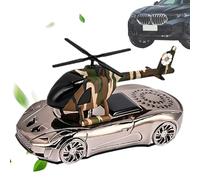 Ambientador Para Coche - Ambientador Para Coche Helicóptero, Ambientador Para Coche Con Adorno De Helicóptero Solar | Purificador De Aire Giratorio Para Automóvil Con Aceite De Esencia De 5 Ml,