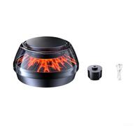 Ambientador para coche, aromaterapia con iluminación ambiental, adorno de coche con luz LED para decoración interior del vehículo (niebla de nieve 1960C)