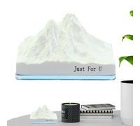 Ambientador para coche, aromaterapia para coche, camión y coche, eliminador de olores en forma de montaña de nieve, pequeño perfume, degradación de olores de larga duración para el baño