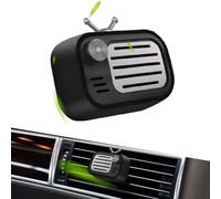 Ambientador para coche, aromaterapia, retro, forma de radio, accesorios para el interior del coche, para relajación y mejora la calidad del aire