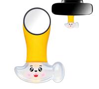 Ambientador para coche, autoadhesivo y antideslizante, diseño de animales de dibujos animados, decoración interior del coche, aromaterapia, espejo retrovisor para coche, camioneta, camión