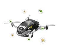 Ambientador para coche, avión solar, fragancia para coche, funciona con energía solar, dispensador de fragancia con cuerpo de metal, giratorio a la luz del sol, ambiente relajante, aromas de colonia y