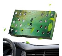 Ambientador para coche, bloque de fijo para salpicadero, 180 g, dispensador de frescor natural para coche, e interior, con efecto duradero