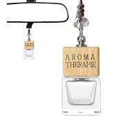 Ambientador para coche, botella transparente para aromaterapia, para coche, dormitorio, salón, mochila escolar, lavandería, aula, etc.