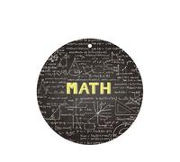 Ambientador para coche, con diseño de matemáticas, 10 piezas, hojas de ambientador con cuerda para coche y hogar