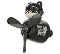 Ambientador para coche con diseño de oso, difusor de decoración vehículos, ambientador automático con larga duración, bonito diseño oso colgante, accesorio para conductores, detallistas, viajero