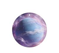 Ambientador para coche con diseño de planeta Purple Mist para colgar, paquete de 6 ambientadores de coche con aroma a lavanda para coche y hogar