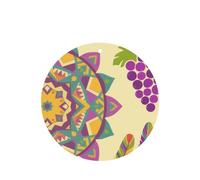 Ambientador para coche con diseño de uvas y plumas, difusor de fragancia colgante para coche, hogar y más, juego de 4 piezas